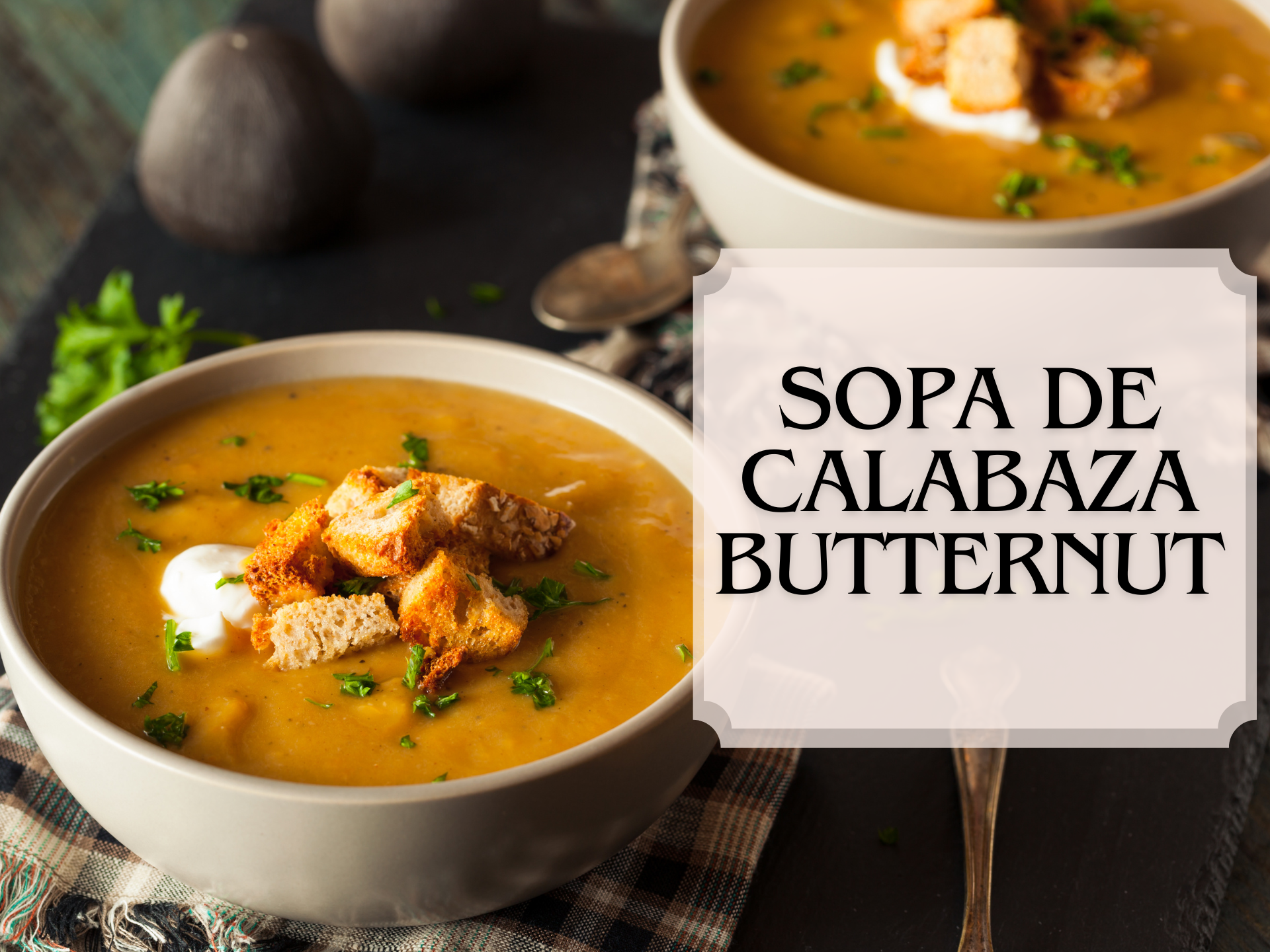 Sopa de Calabaza Butternut